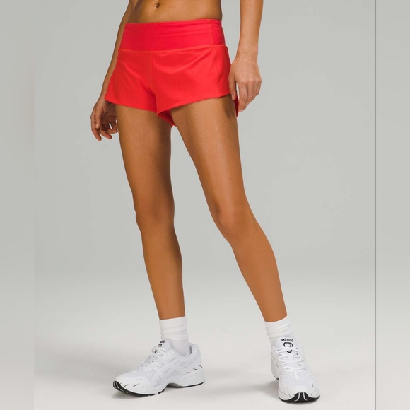 NWOT Lululemon Speed Up Short 2.5" (Carnation Red) - Picture 3 of 13